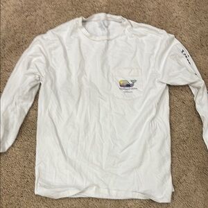 Vineyard Vines White Long Sleeve Tee